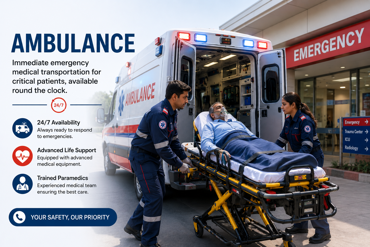 Ambulance Services: Fast Emergency Medical Transportation When Every Second Counts